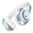 Blue Textured Marble Full-Body Skin Kit for the Beats by Dre Solo 3 Wireless Headphones
