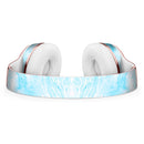 Blue Textured Marble Full-Body Skin Kit for the Beats by Dre Solo 3 Wireless Headphones