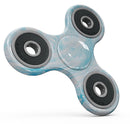Blue Textured Marble Full-Body Fidget Spinner Skin-Kit