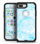 Blue Textured Marble - iPhone 7 Plus/8 Plus OtterBox Case & Skin Kits