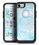Blue Textured Marble - iPhone 7 or 8 OtterBox Case & Skin Kits
