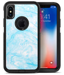 Blue Textured Marble - iPhone X OtterBox Case & Skin Kits