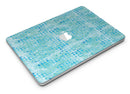 Blue Textured Triangle Pattern - MacBook Air Skin Kit