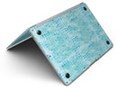 Blue Textured Triangle Pattern - MacBook Air Skin Kit