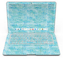 Blue Textured Triangle Pattern - MacBook Air Skin Kit