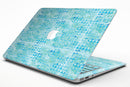 Blue Textured Triangle Pattern - MacBook Air Skin Kit