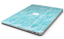Blue Textured Triangle Pattern - MacBook Air Skin Kit
