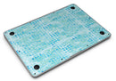 Blue Textured Triangle Pattern - MacBook Air Skin Kit