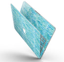 Blue Textured Triangle Pattern - MacBook Pro with Retina Display Full-Coverage Skin Kit