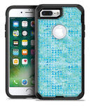 Blue Textured Triangle Pattern - iPhone 7 Plus/8 Plus OtterBox Case & Skin Kits