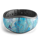 Blue Tribal Arrow Pattern - Decal Skin Wrap Kit for the Disney Magic Band