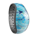 Blue Tribal Arrow Pattern - Decal Skin Wrap Kit for the Disney Magic Band