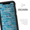 Blue Tribal Arrow Pattern - Skin Kit for the iPhone OtterBox Cases