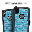 Blue Tribal Arrow Pattern - Skin Kit for the iPhone OtterBox Cases