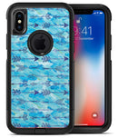Blue Tribal Arrow Pattern - iPhone X OtterBox Case & Skin Kits