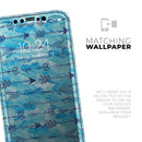 Blue Tribal Arrow Pattern  - Protective Skin Wrap & Decal – Compatible with iPhone SE to iPhone 17 Pro Max (All Models)