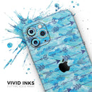 Blue Tribal Arrow Pattern  - Protective Skin Wrap & Decal – Compatible with iPhone SE to iPhone 17 Pro Max (All Models)