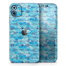 Blue Tribal Arrow Pattern  - Protective Skin Wrap & Decal – Compatible with iPhone SE to iPhone 17 Pro Max (All Models)