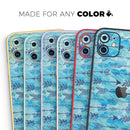 Blue Tribal Arrow Pattern  - Protective Skin Wrap & Decal – Compatible with iPhone SE to iPhone 17 Pro Max (All Models)