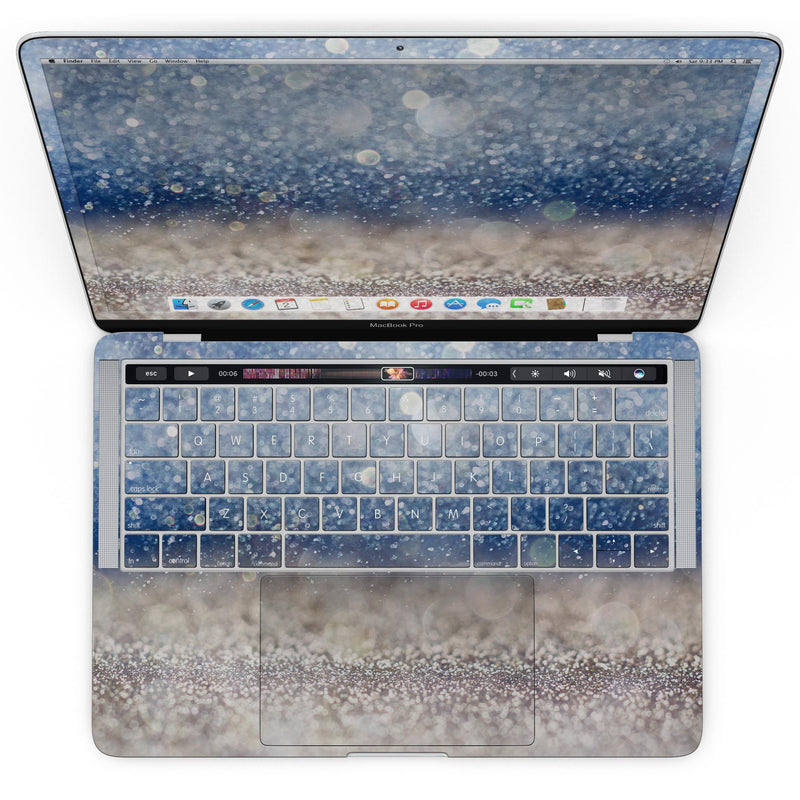 MacBook Pro with Touch Bar Skin Kit - Blue_Unfocused_Silver_Sparkle-MacBook_13_Touch_V4.jpg?