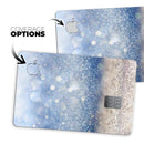 Blue Unfocused Silver Sparkle - Premium Protective Decal Skin-Kit for the Apple Credit Card