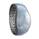 Blue Unfocused Silver Sparkle - Decal Skin Wrap Kit for the Disney Magic Band