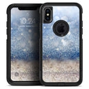 Blue Unfocused Silver Sparkle - Skin Kit for the iPhone OtterBox Cases