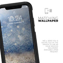 Blue Unfocused Silver Sparkle - Skin Kit for the iPhone OtterBox Cases