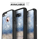 Blue Unfocused Silver Sparkle - Skin Kit for the iPhone OtterBox Cases