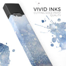 Blue Unfocused Silver Sparkle - Premium Decal Protective Skin-Wrap Sticker compatible with the Juul Labs vaping device