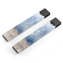 Blue Unfocused Silver Sparkle - Premium Decal Protective Skin-Wrap Sticker compatible with the Juul Labs vaping device