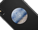 Blue Unfocused Silver Sparkle - Skin Kit for PopSockets and other Smartphone Extendable Grips & Stands