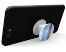Blue Unfocused Silver Sparkle - Skin Kit for PopSockets and other Smartphone Extendable Grips & Stands