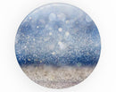 Blue Unfocused Silver Sparkle - Skin Kit for PopSockets and other Smartphone Extendable Grips & Stands