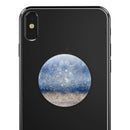 Blue Unfocused Silver Sparkle - Skin Kit for PopSockets and other Smartphone Extendable Grips & Stands