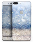 Blue Unfocused Silver Sparkle - Skin-kit for the iPhone 8 or 8 Plus