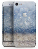 Blue Unfocused Silver Sparkle - Skin-kit for the iPhone 8 or 8 Plus