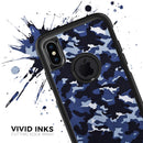 Blue Vector Camo - Skin Kit for the iPhone OtterBox Cases