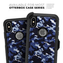 Blue Vector Camo - Skin Kit for the iPhone OtterBox Cases