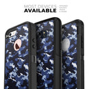Blue Vector Camo - Skin Kit for the iPhone OtterBox Cases