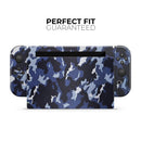 Blue Vector Camo // Skin Decal Wrap Kit for Nintendo Switch Console & Dock, Joy-Cons, Pro Controller, Lite, 3DS XL, 2DS XL, DSi, or Wii - Vinyl Skin Wrap for Nintendo Switch 2, OLED, Lite, Pro Controller, Wii & Classic Handhelds