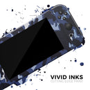 Blue Vector Camo // Skin Decal Wrap Kit for Nintendo Switch Console & Dock, Joy-Cons, Pro Controller, Lite, 3DS XL, 2DS XL, DSi, or Wii - Vinyl Skin Wrap for Nintendo Switch 2, OLED, Lite, Pro Controller, Wii & Classic Handhelds