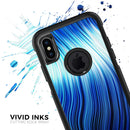 Blue Vector Swirly HD Strands - Skin Kit for the iPhone OtterBox Cases
