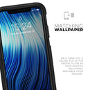 Blue Vector Swirly HD Strands - Skin Kit for the iPhone OtterBox Cases