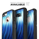 Blue Vector Swirly HD Strands - Skin Kit for the iPhone OtterBox Cases