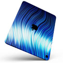 Blue Vector Swirly HD Strands - Full Body Skin Decal for the Apple iPad Pro 12.9", 11", 10.5", 9.7", Air or Mini (All Models Available)