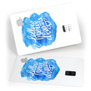 Blue WaterColor Follow Your Dreams - Premium Protective Decal Skin-Kit for the Apple Credit Card