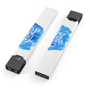 Blue WaterColor Follow Your Dreams - Premium Decal Protective Skin-Wrap Sticker compatible with the Juul Labs vaping device