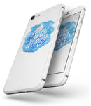 Blue WaterColor Follow Your Dreams - Skin-kit for the iPhone 8 or 8 Plus