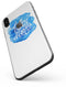 Blue WaterColor Follow Your Dreams - iPhone X Skin-Kit